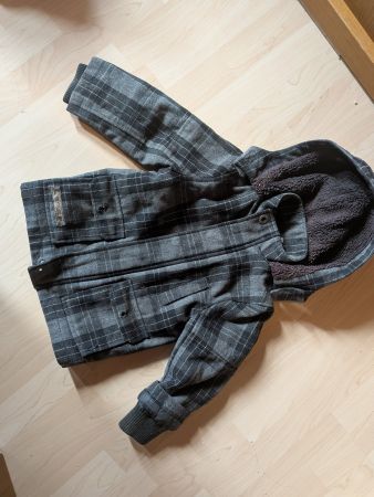 Kinderjacke Karomuster gefüttert Grösse 98