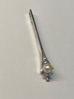 Brosche Anhänger 18 Karat Weissgold, 8.2 gr. Diamanten