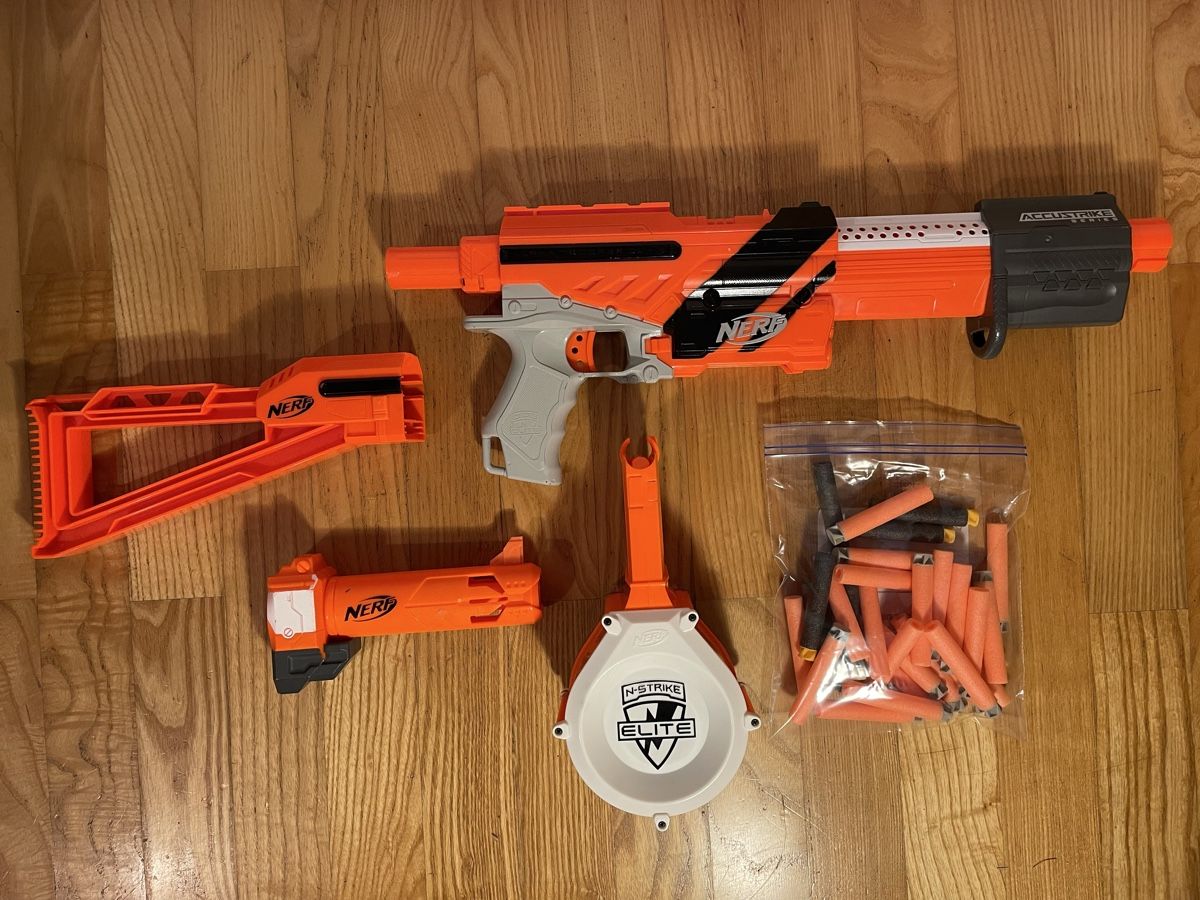 Nerf Giocattoli: Nerf Accustrike – Nuovo (secondo la descrizione) da Basel venduto da Janou07 1