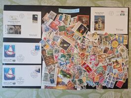 Ca 1000 Ausland-Briefmarken ab Uralt (AU7)