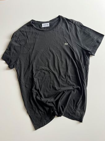 Schwarzes Lacoste Herren T-Shirt, Grösse L - Sommer!