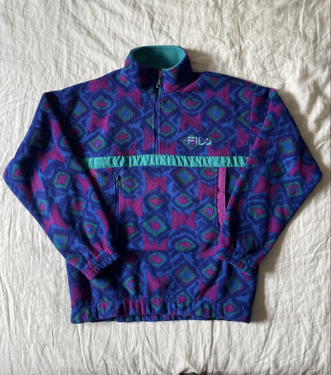 Fila Pulls & Sweat-shirts: Fila Fleece Pullover mit Reissverschluss Grösse 36 – D'occasion à Zürich par Ivadodo