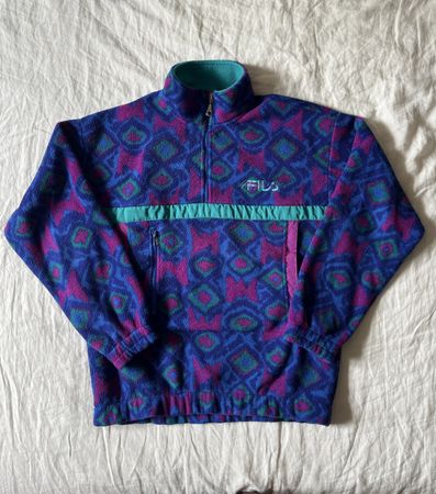 Fila Fleece Pullover mit Reissverschluss Grösse 36