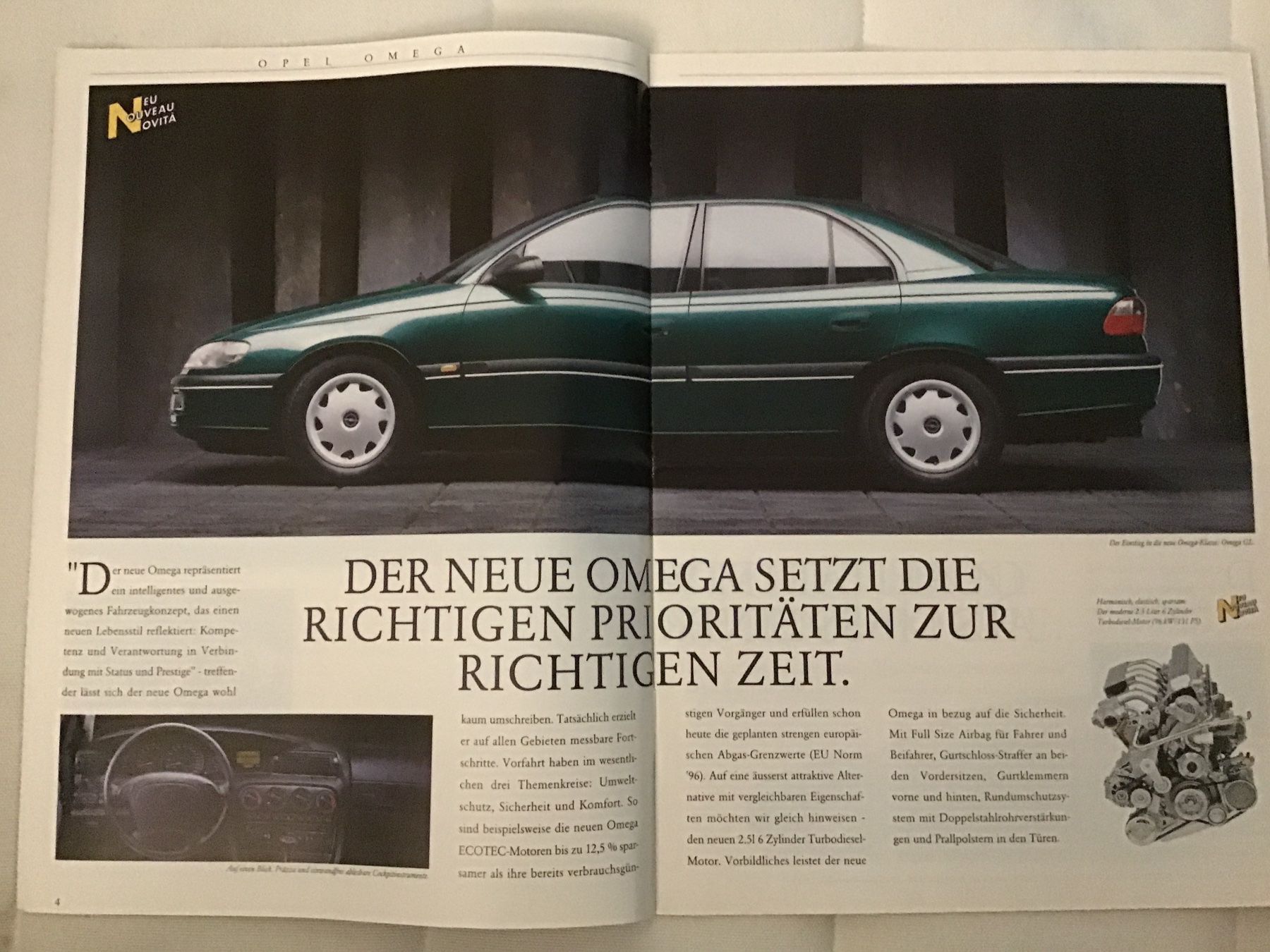 Opel Documenti: Opel Programm Verkaufsprospekt 1994 32 Seiten – Usato da Scherzingen venduto da Starseller62 2
