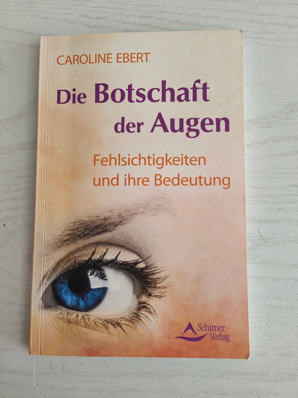 Libri: Die Botschaft der Augen von Caroline Ebert, Schirner Verlag – Usato da Hemishofen venduto da Lany
