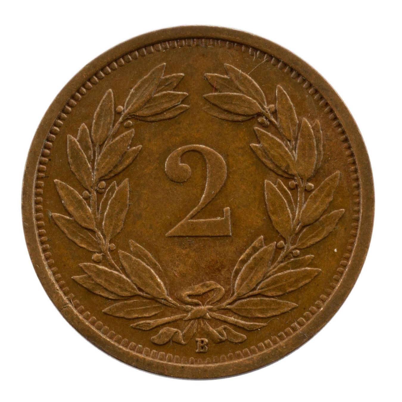 Tutti le monete: Schweiz / Suisse - 2 Rappen - 1931 – Usato da Rotkreuz venduto da Swiss-Coins 1