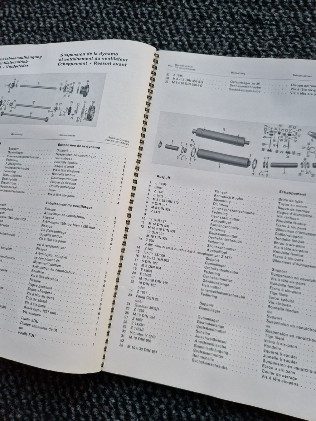 FBW Autocarri: Original Ersatzteilliste FBW C40U Chassis, LKW, Oldtimer – Usato da Dürnten venduto da Bachtel84 4