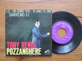 Original Vinyl Single EP Tony Renis - Sanremo 1961!