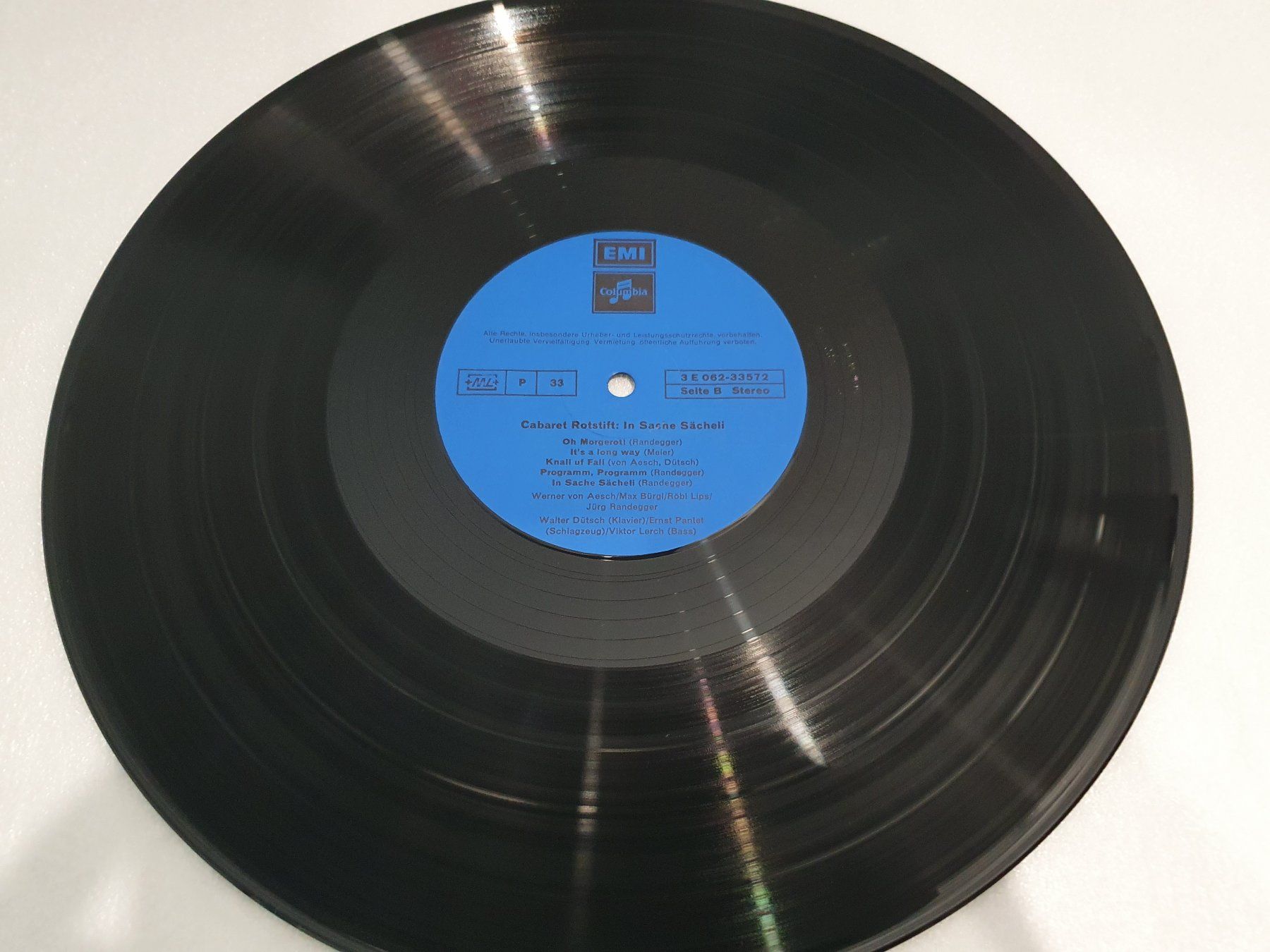 Schallplatten: Cabaret Rotstift – In Sache Sächeli – Gebraucht aus Uster von Vinyl-Leidenschaft 4