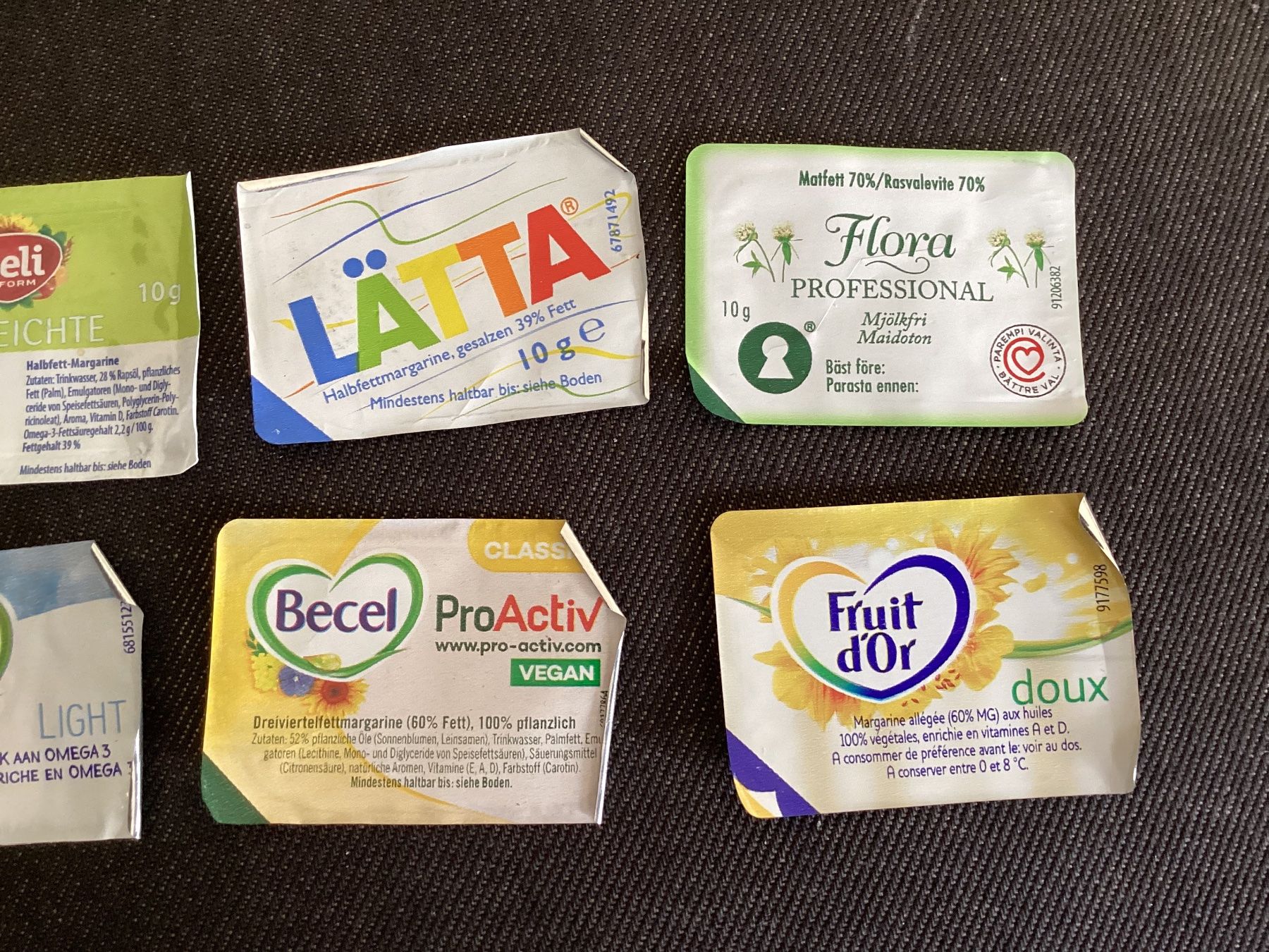 Coperchi dei cremini per caffè: 10 Margarine Deckeli – Usato da Adliswil venduto da Bolline 2