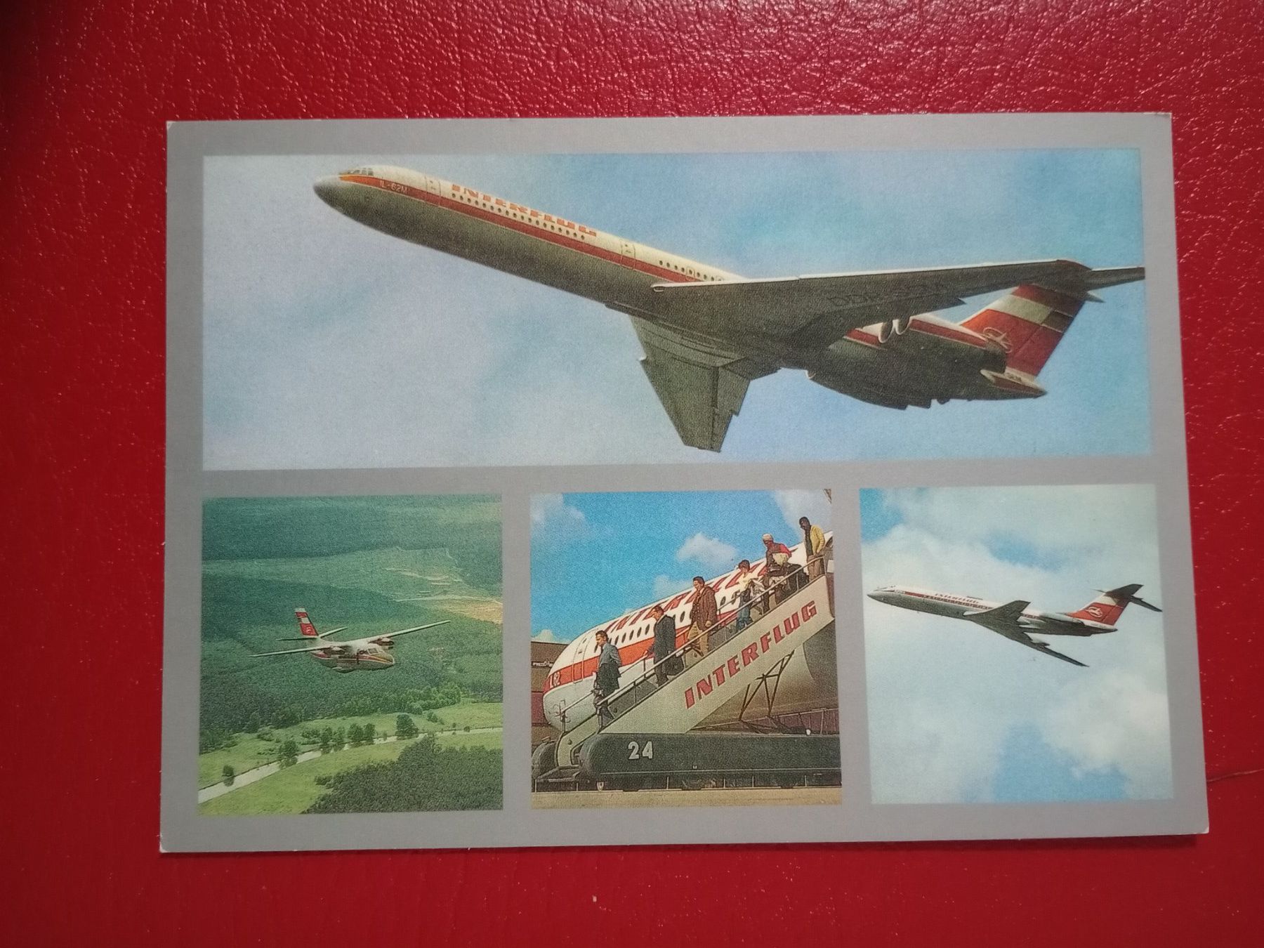 Ansichtskarten: AK Flugzeug DDR Interflug – Gebraucht aus Küttigen von Melisch1000