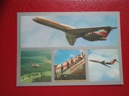 AK Flugzeug DDR Interflug