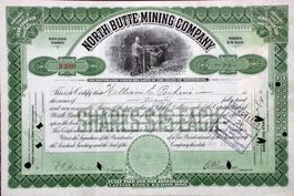 North Butte Mining Company - 1910