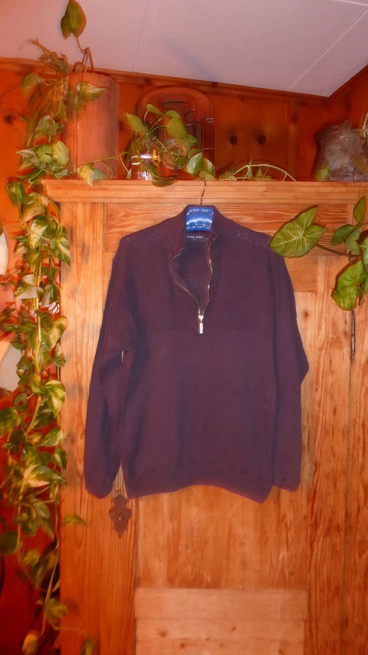 Maglioni & Felpe: Dunkel Grauer /d. Violetter Pullover Gr L PIER ONE – Usato da Sargans venduto da Benziner 1