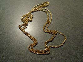 Kette goldfarbig, 2 Stränge