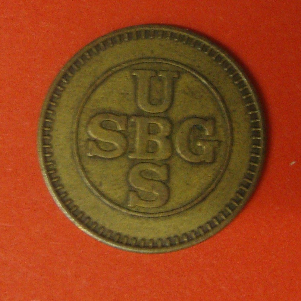 Alle Münzen: Tokken UBS SBG D=24mm – Gebraucht aus Winterthur von halle07 2