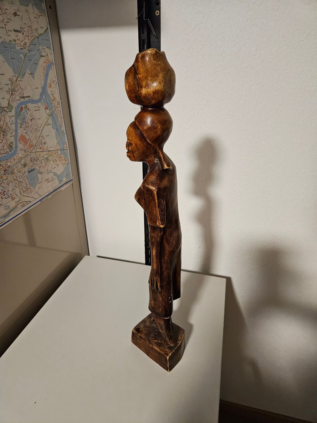 Figuren: Holzfigur Südamerika (handgeschnitzt) – Gebraucht aus Langendorf von Bruenu 1