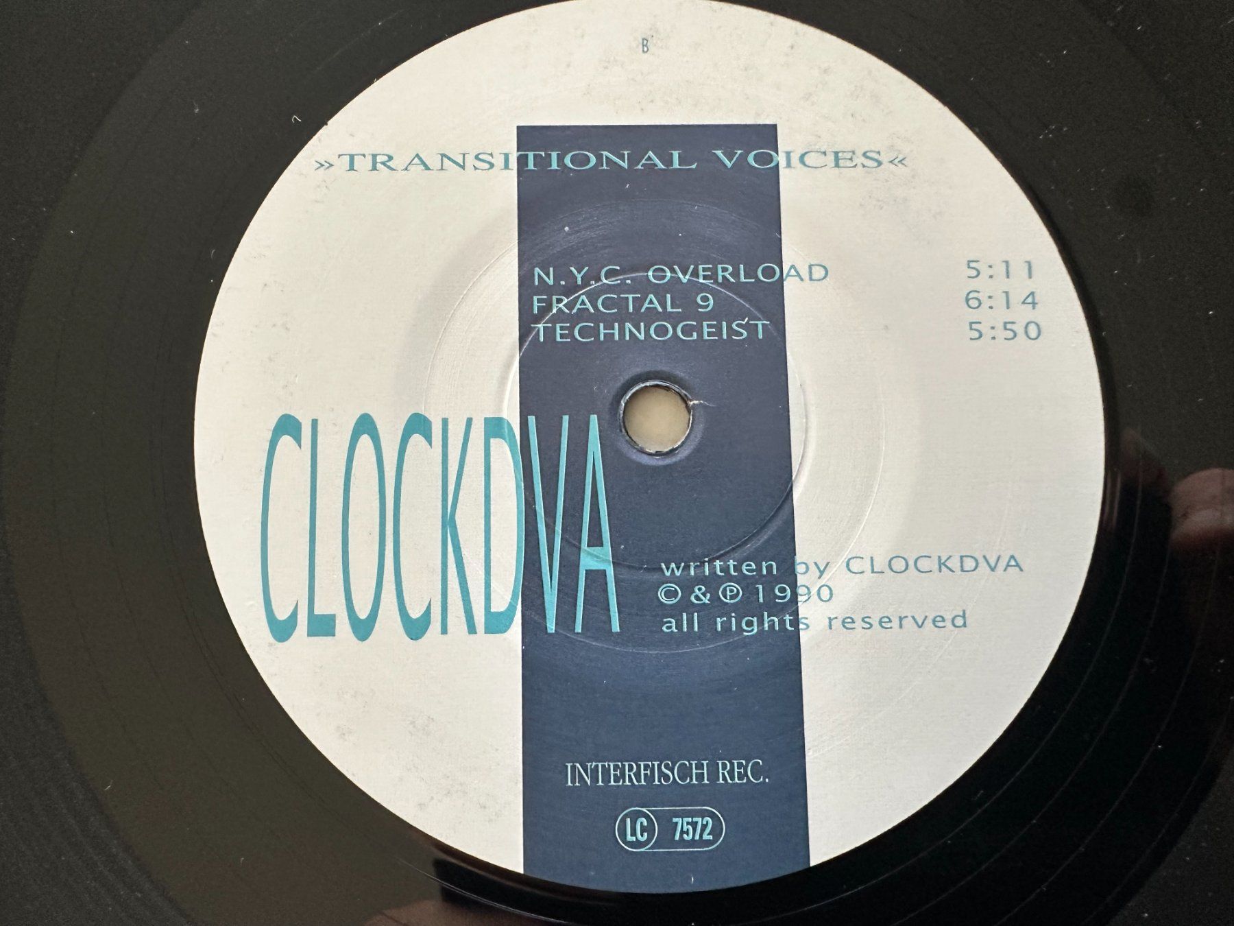 Schallplatten: CLOCK DVA MLP TRANSITIONAL VOICES - ÉLECTRO-INDUS !! – Gebraucht aus Sion von jaipur1401 3