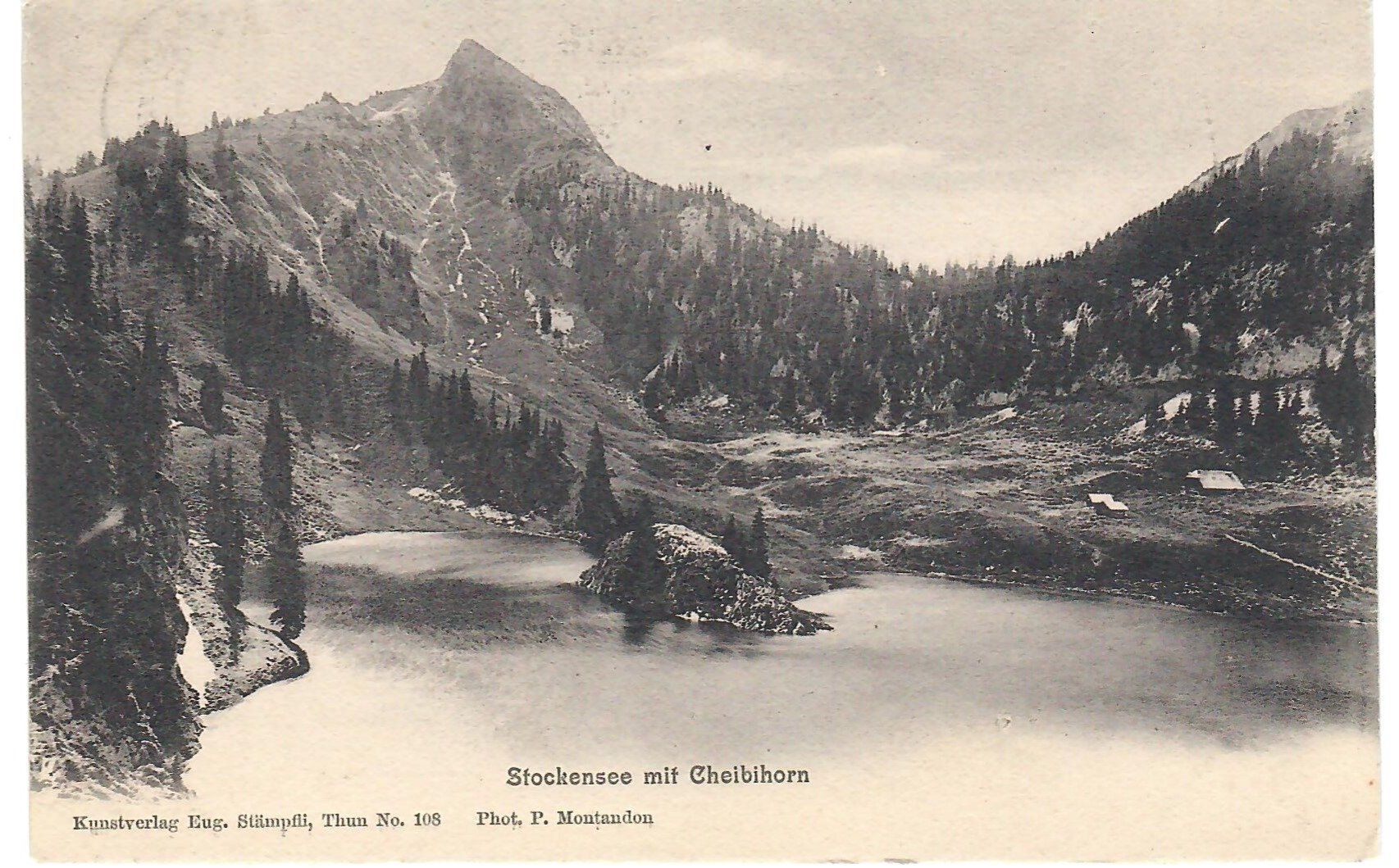Cartoline postali: Stockhorn mit Stockensee – Usato da Zweisimmen venduto da jakobsweg
