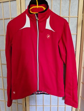 Neue Castelli Damen-Velojacke rot, Gr. XL