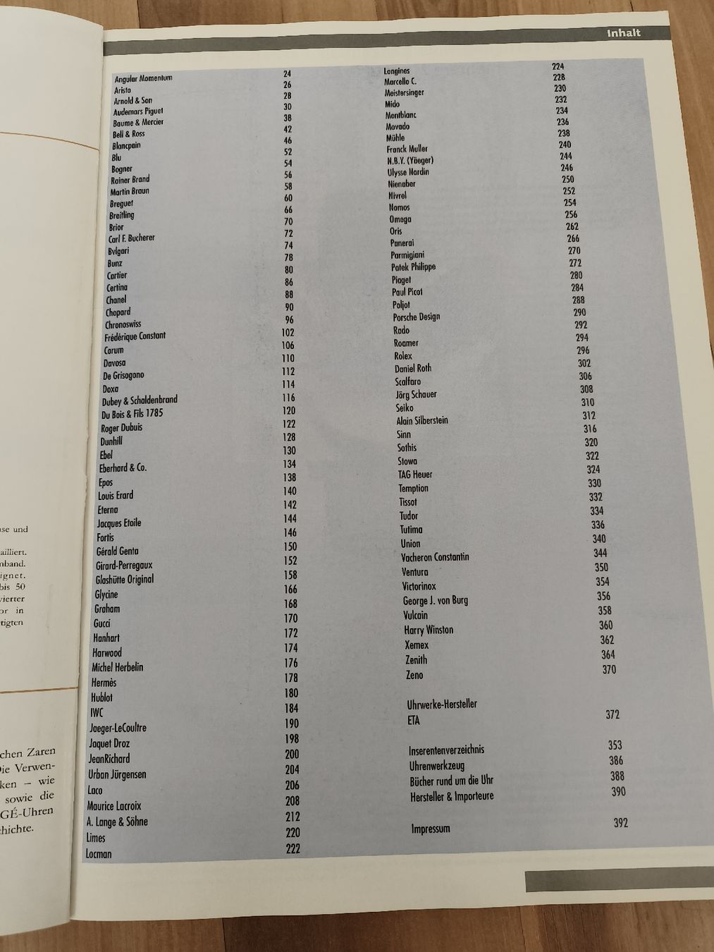 Libri: Armbanduhren Katalog 2005 – Usato da Rüegsauschachen venduto da Solex-Driver 1