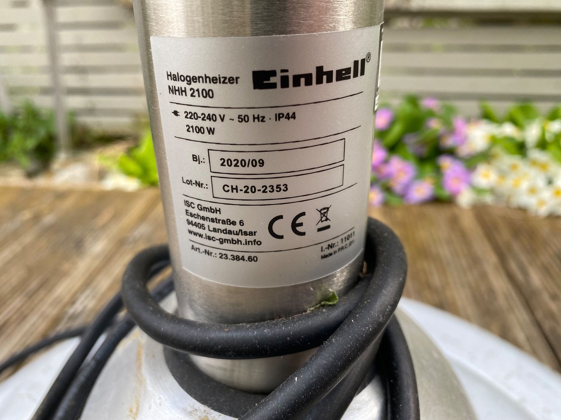Einhell Radiatori: Heizstrahler Halogen Einhell – Usato da Frutigen venduto da Aleja1 2