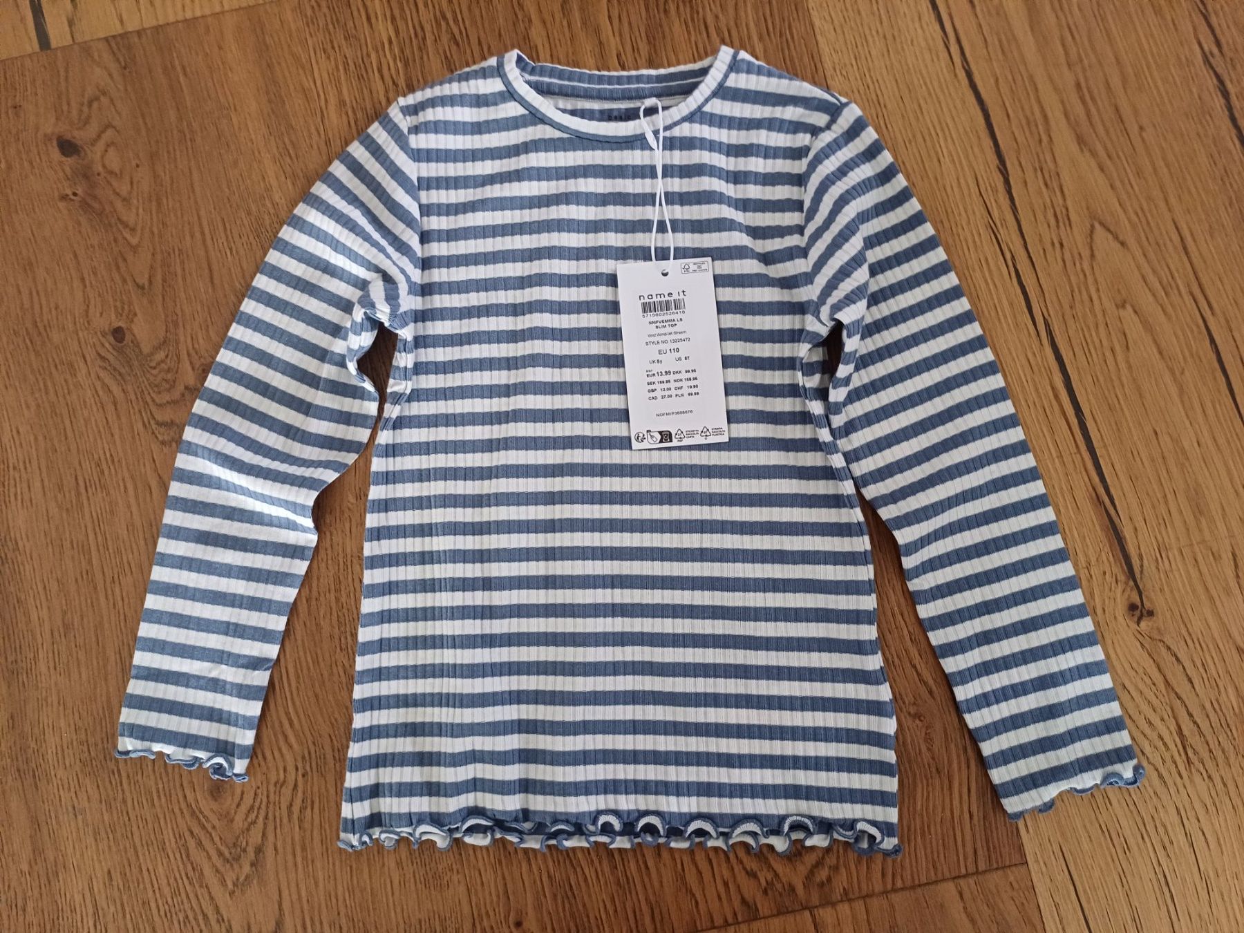 Name It Maglioni & Felpe: Neues Langarmshirt, gestreift, Gr. 110 von Name it – Nuovo e nell'imballaggio originale da Balsthal venduto da Memphis18