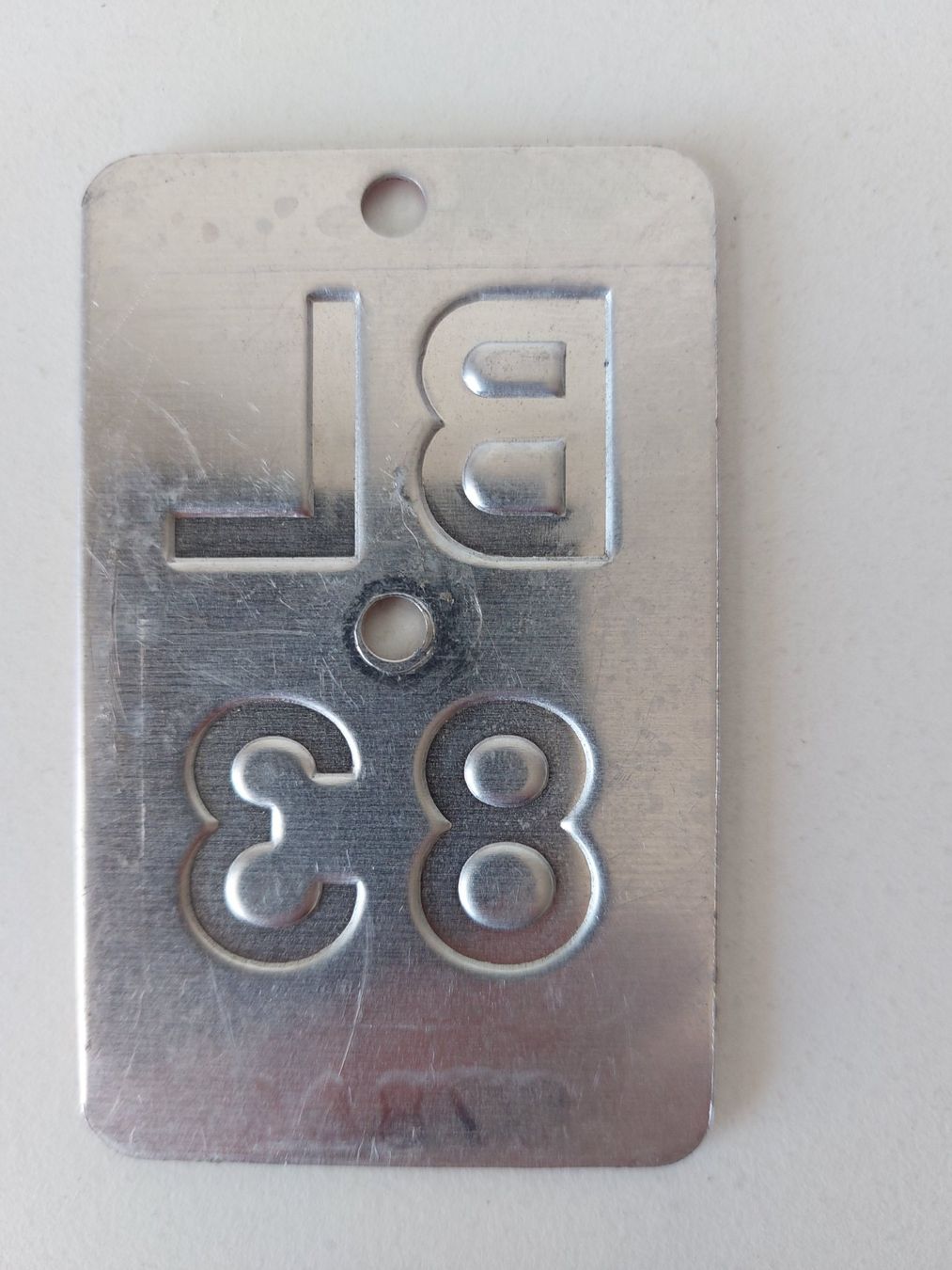 Sachs Insegne: Velonummer BL 83 plaque Velo – Usato da Schenkon venduto da Uhu007 1