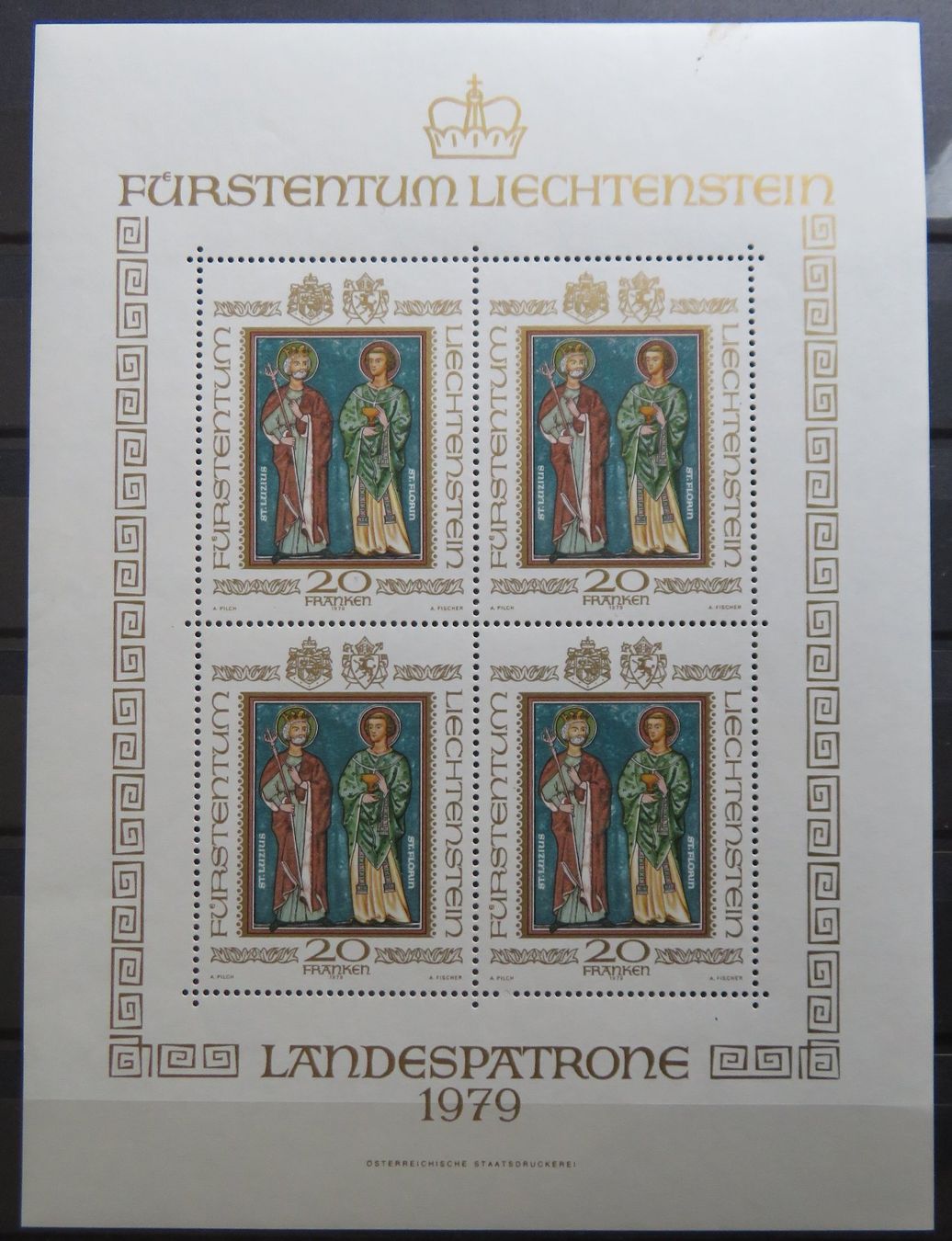 Tutti i francobolli: Liechtenstein Mi Nr. 734 Kleinbogen postfrisch ** – Nuovo e nell'imballaggio originale da Vaduz venduto da muro100