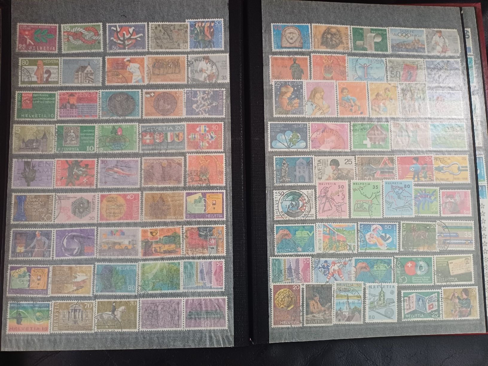 Alle Briefmarken: Briefmarken Album, grosse Sammlung, Schweiz – Gebraucht aus Ebersecken von Napf08 6