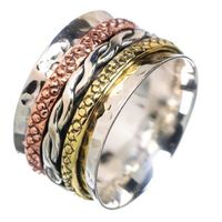 ♛ Designer Bandring  925 Silber