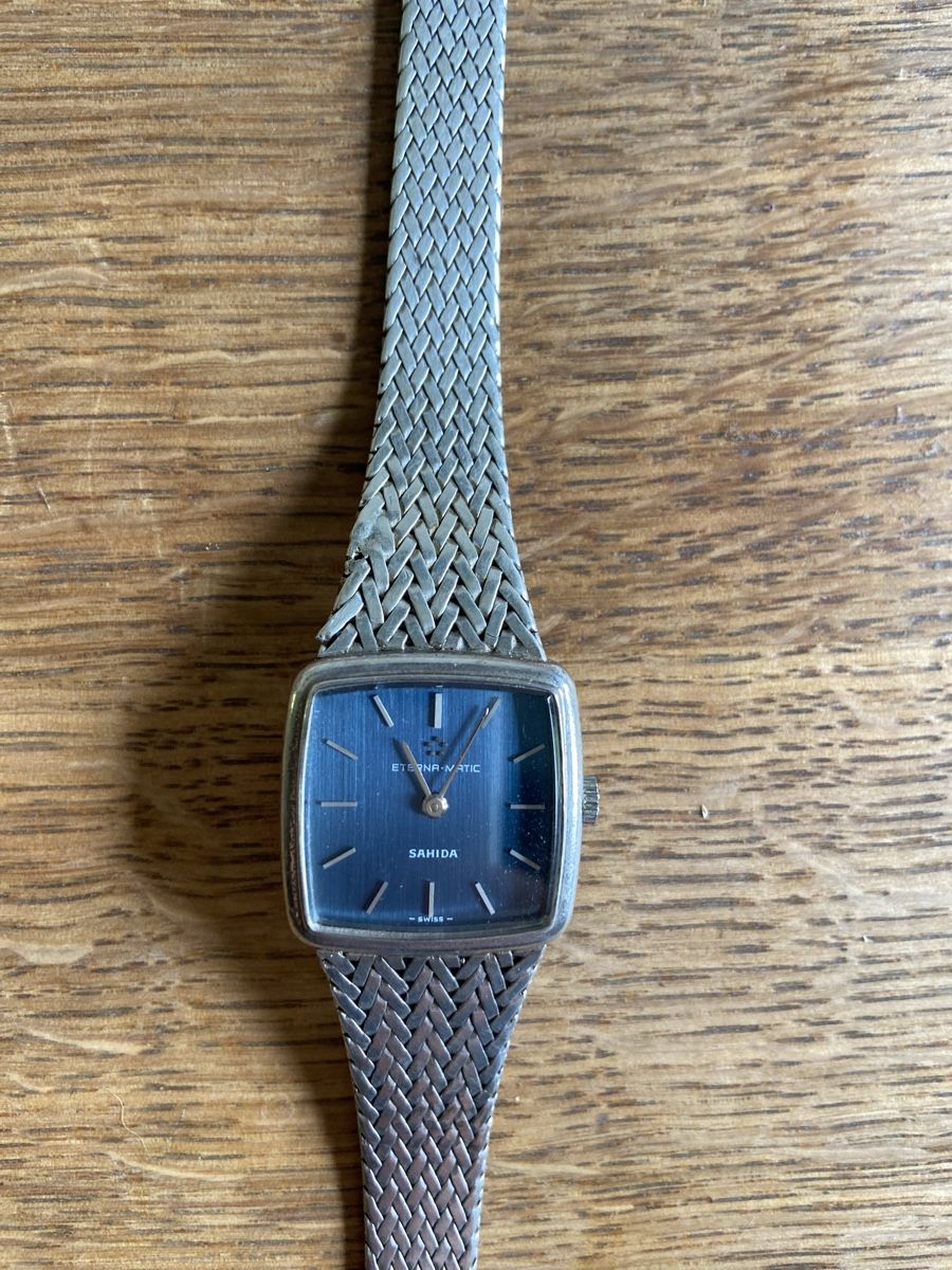 Eterna Uhren: Eterna Sahida Silber Uhr – Gebraucht aus Herrenschwanden von Coke_15 2