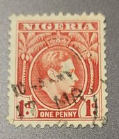 Nigeria 1938 alte briefmarke