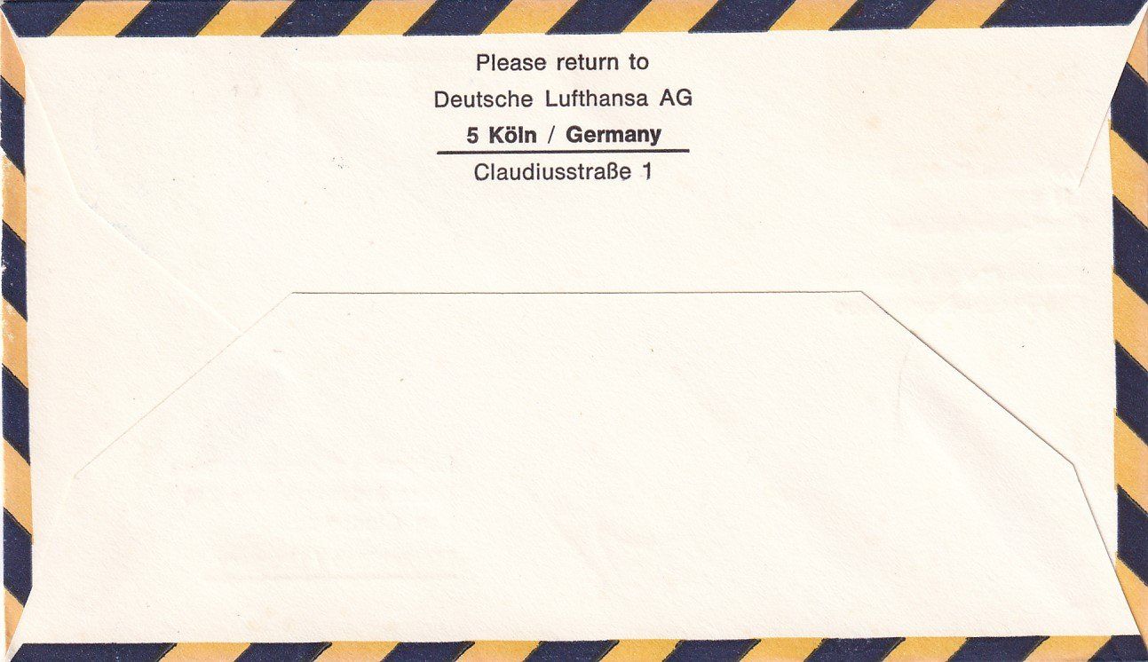 Tous les timbres: Erstflug Lufthansa Genf - Montevideo 1966 – D'occasion à Baar par Asmara111 1