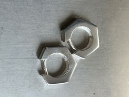 KREOLEN 5ECK (Silver) 1.3 cm