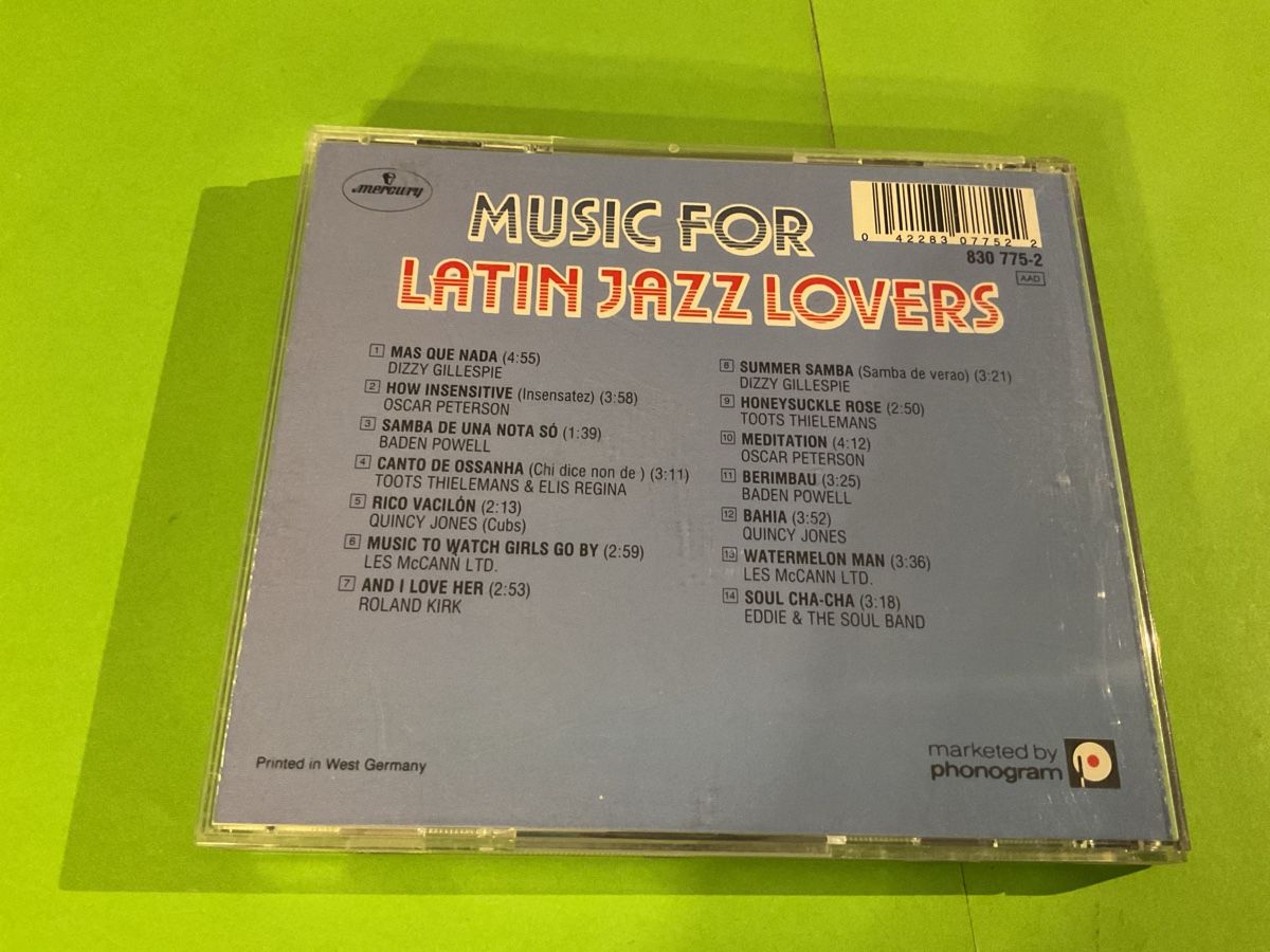 CD: CD - Music for Latin Jazz Lovers - DIV.Interpreten – Usato da Steinach venduto da Quarkie 2