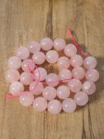 1 Strang Natürliche Rosenquartz Runde 12 mm