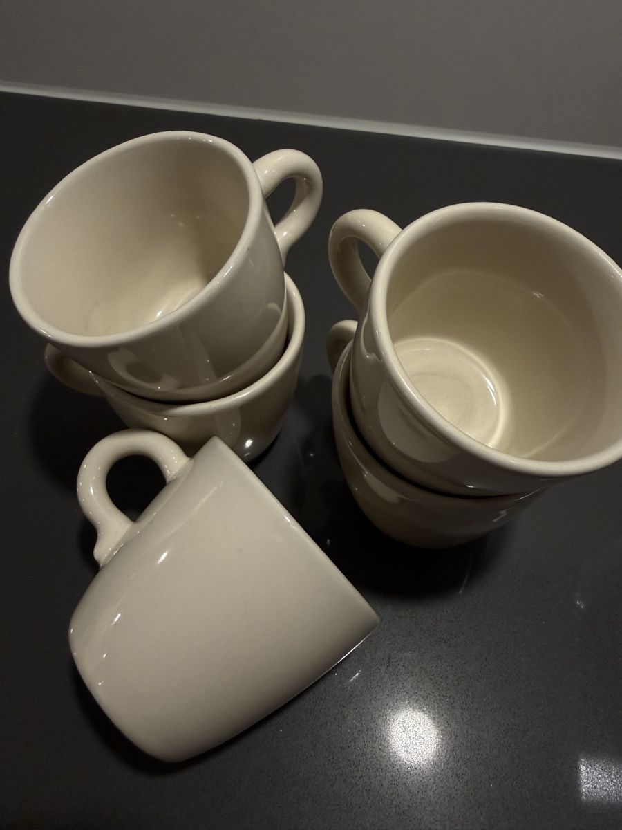 Tazze: 8 Espresso-/Kaffeetassen beige – Nuovo (secondo la descrizione) da Zürich venduto da LuanaParroni_2000 1