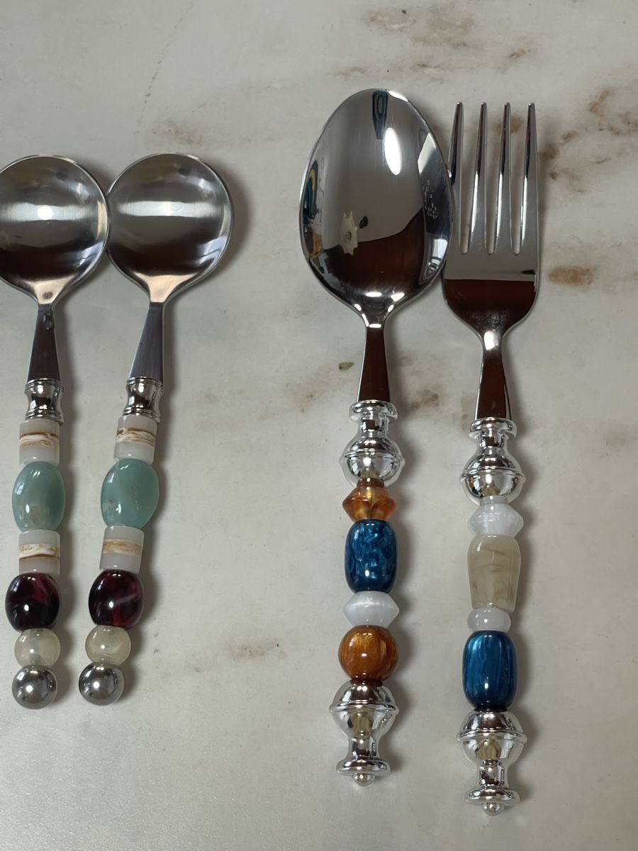 Bestecksets: Cutlery with beautiful Beads – Neu (gemäss Beschreibung) aus Nussbaumen AG von jot_ks2f 5
