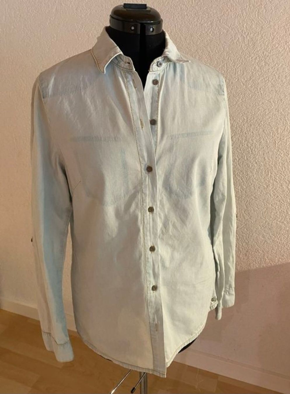 Blusen: Damen Bluse Hemd NILE ATELIER Grosse S Denim – Gebraucht aus Walchwil von Petulas 2