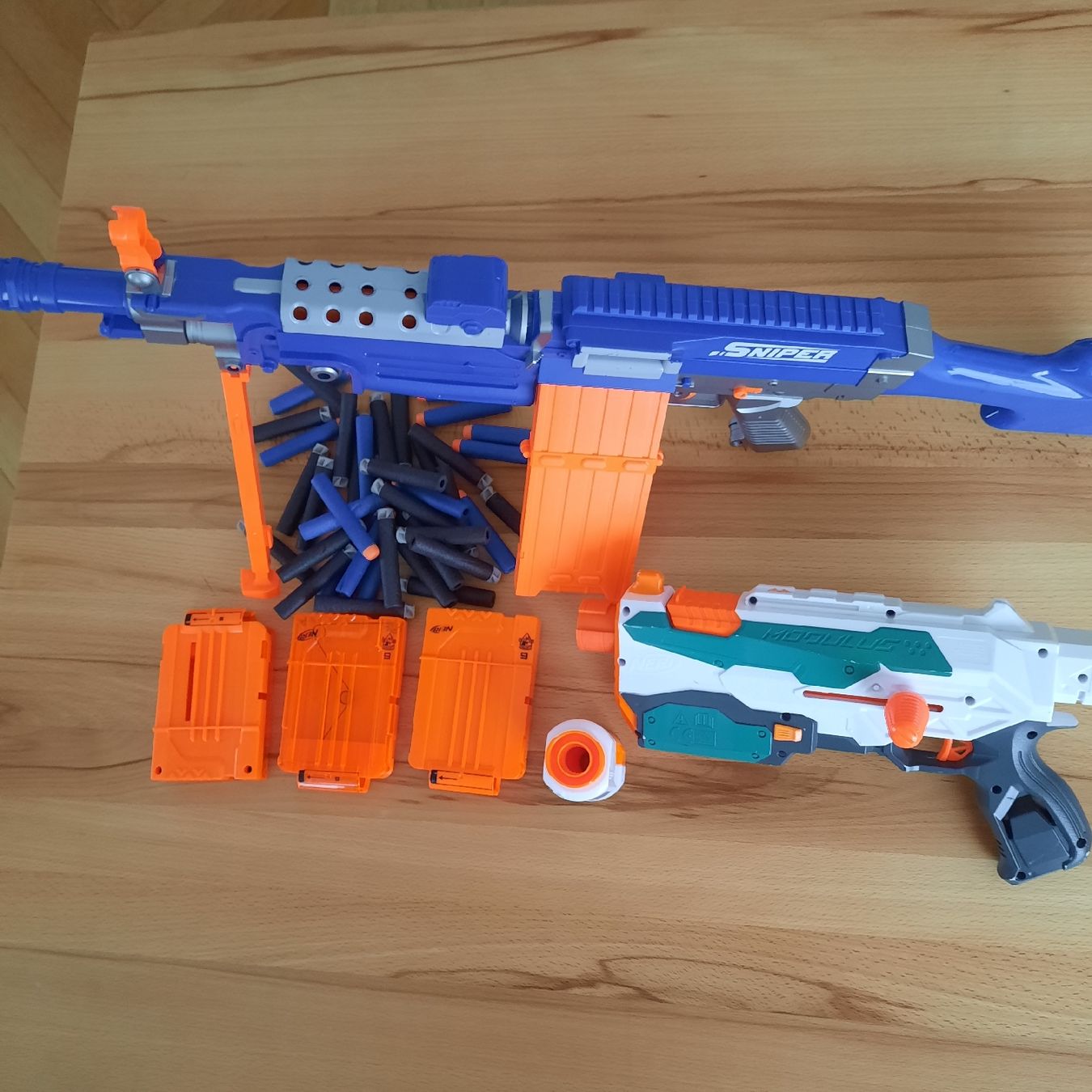 Nerf Giocattoli: Nerf Sortiment Pistole Sniper Gewehr Munition Magazine  – Usato da olten venduto da Laterne50 2