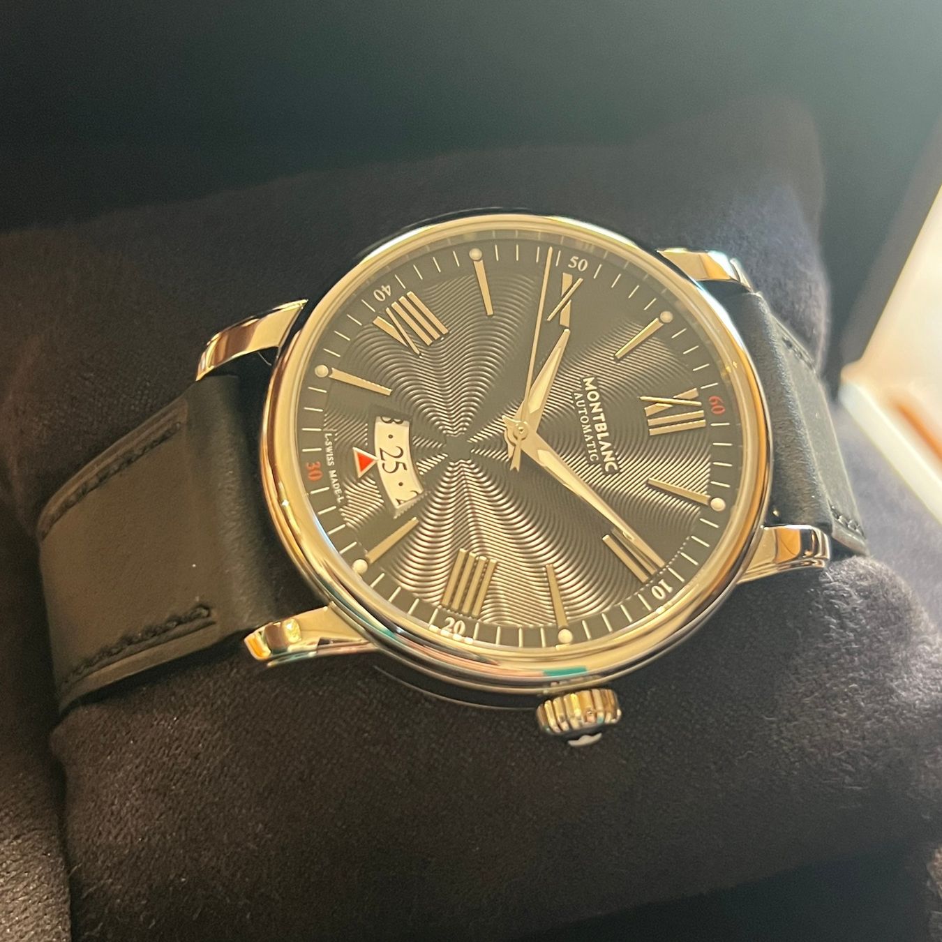 Montblanc Orologi: Montblanc 4810 Black Dial Full Set 7390 – Usato da Carouge GE venduto da Watchaser 6