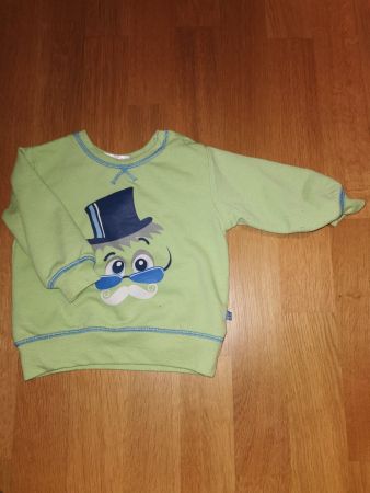 Hellgrüner Pullover, Gr. 74