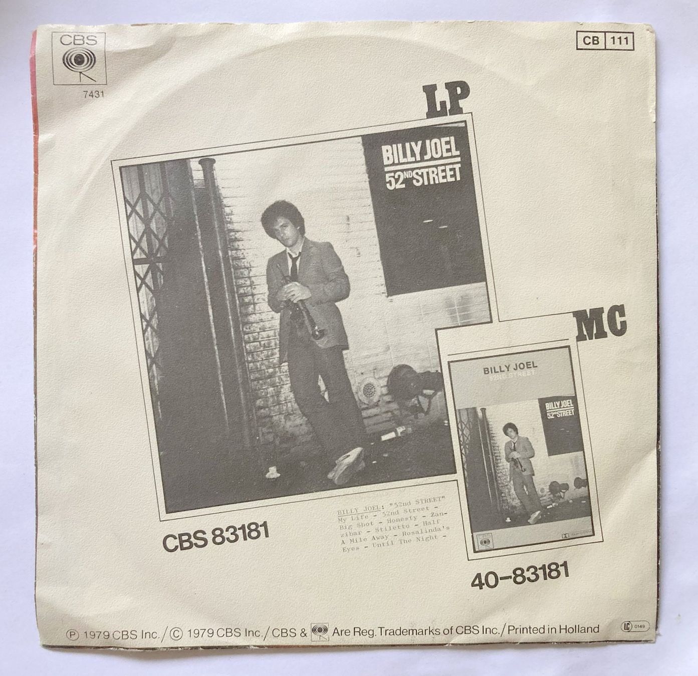 Schallplatten: BILLY JOEL - BIG SHOT – Gebraucht aus Bottens von hotter-than-hell 1