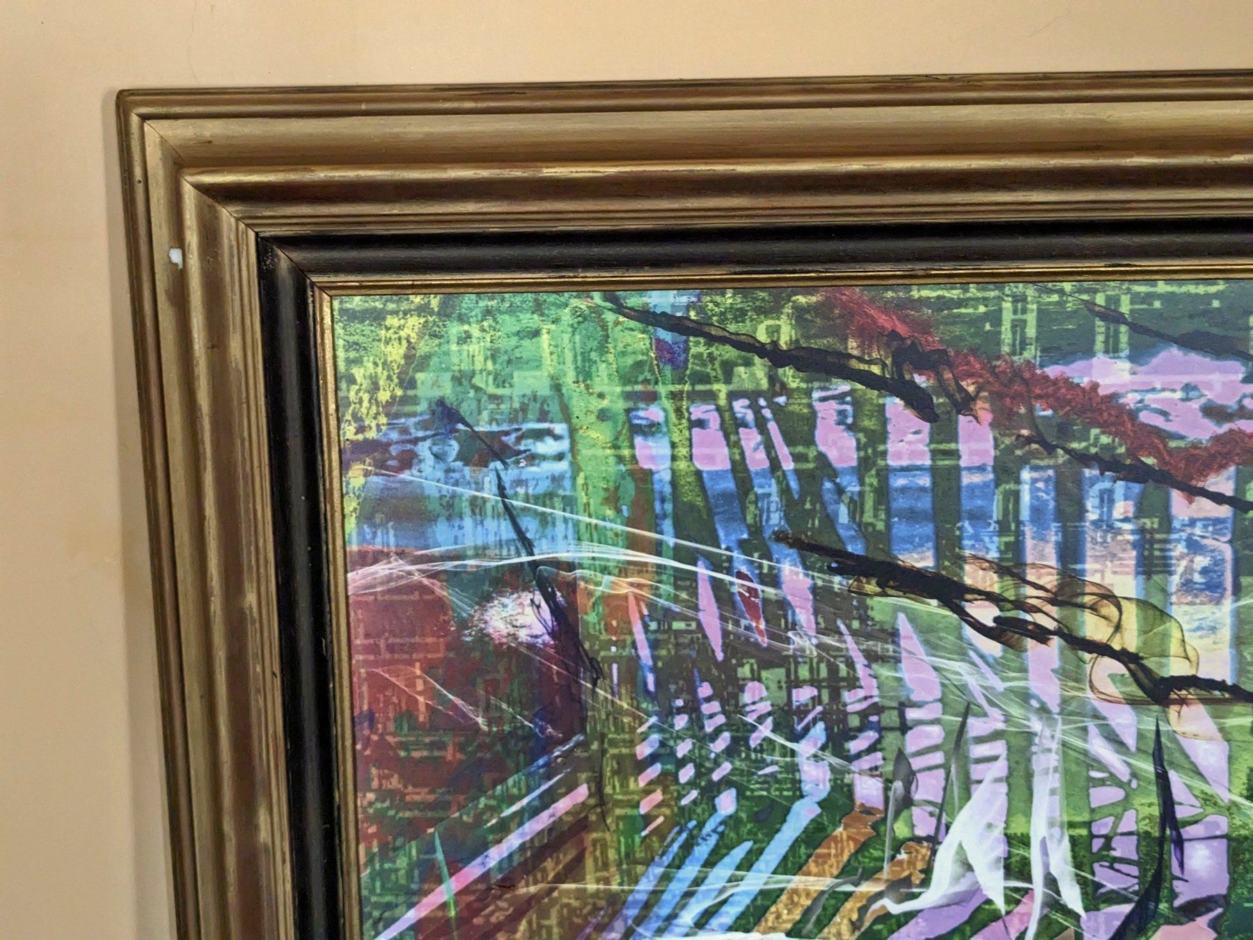 Cornici: Antiker barocker Rahmen mit einzigartigen Kunstwerk, limitie – Usato da Gross Drewitz venduto da Kronleuchter-online 1