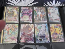 Lot de cartes Pokemon VMAX, 8 cartes, comme neuves