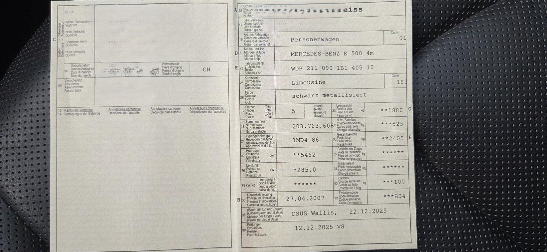 Mercedes-Benz Automobili: Mercedes Benz E 500 4Matic – Usato da Visperterminen venduto da Heida3 4