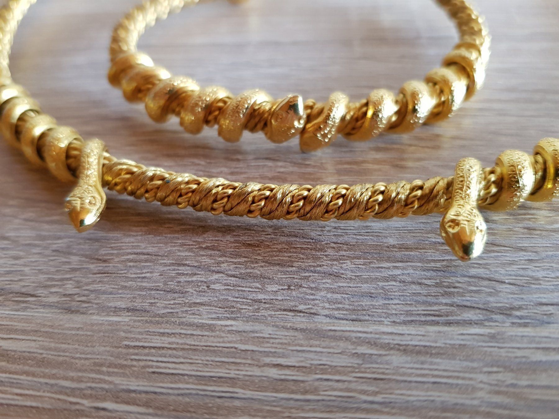 Catenine: Schlangenhalskette und Armband – Usato da Morens FR venduto da Kiscica 4