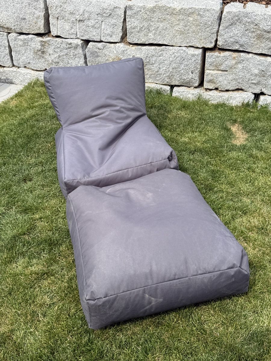 Sessel: 2 Stück Loungsessel / Sitzsäcke / Sitzsofa grau – Gebraucht aus Gipf-Oberfrick von rrgu1t4r 2