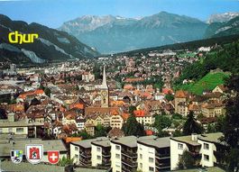 CHUR mit Falknis und Vilan